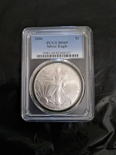 american silver eagle 1 oz 2006 PCGS MS69