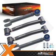 4x Front Upper Lower Adjustable Control Arms For 1997-2006 05 Jeep Wrangler Tj