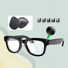 AI Smart Glasses with Camera Video -- Supports iOS Android -- Ships from USA