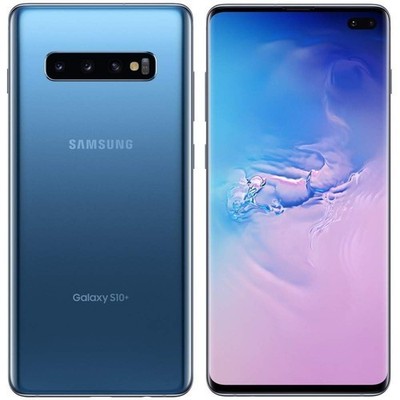 Samsung Galaxy S10+ Plus Verizon + GSM Unlocked 128 GB Prism Blue + Otterbox