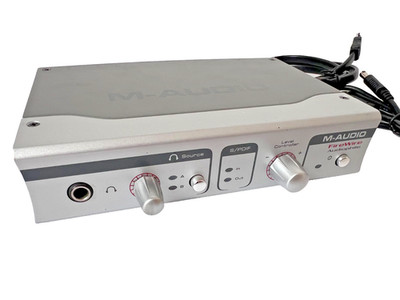 M-Audio FireWire Audiophile Audio Interface | OHNE Netzteil Power über Firewire 