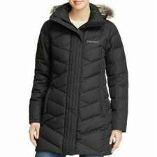 *NWT* Marmot Ladies Long Down Jacket (Black,XS)