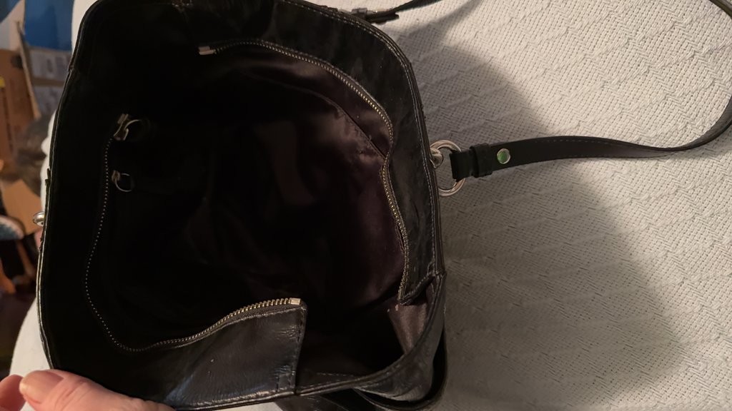 Coach Black Leather Patchwork Handbag - image 3