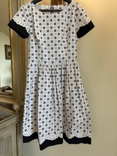 Oscar de La Renta Eyelet Design Dress Size 2