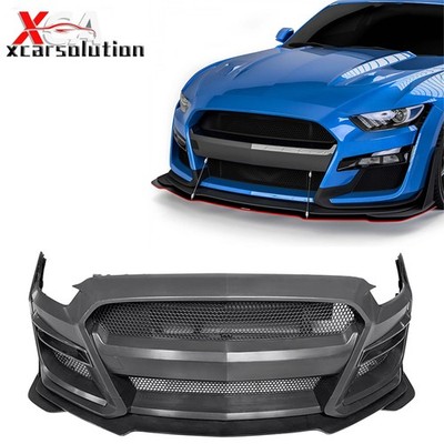 Fits 2015-2017 Ford Mustang GT500 Style Front Bumper Conversion replacement