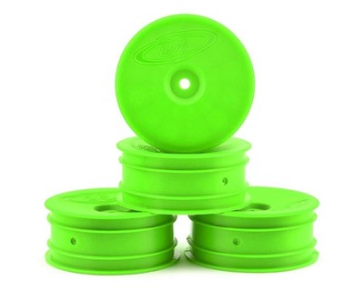 DE Racing ''Speedline'' 2.2 1/10 Buggy Front Wheels (4) (B6/RB6) (Green)