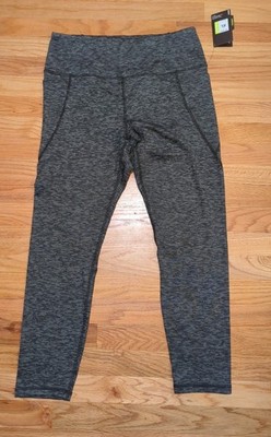 HIND NWT Women's Grey Pocket Running Leggings Size XL $68