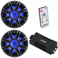 Kicker 48PXA6001 Weatherproof Powersport Mono Amp  2 12" 4 Ohm Premium Mar...