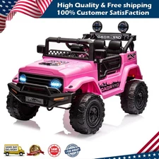 2-Seater Kids Ride On Car Truck 12V Battery Electric Vehicles Ride on Toy Gift