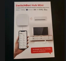 SwitchBot Hub Mini Wi-Fi Home Appliances Smart Remote Control - White...