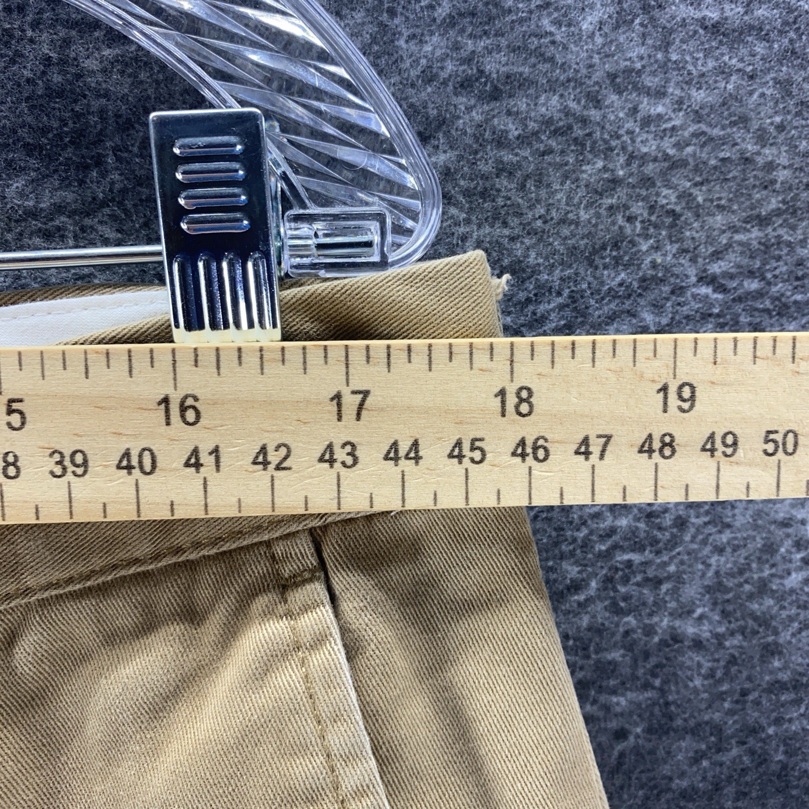 Ralph Lauren Pants Mens 36X32 Beige Prospect Mid Rise Workwear Preppy Outdoor thumbnail 4