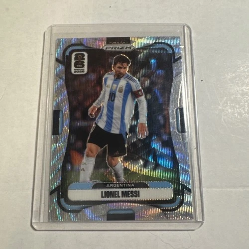 Lionel Messi 2026 Prizm World Cup Argentina Silver Wave #10