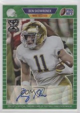 2021 Leaf Pro Set Metal 1989 Green Wave 18/20 Ben Skowronek #PA-BS1 Auto u6m