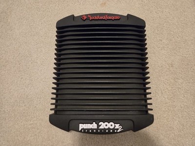 Rockford Fosgate PUNCH 200x2 Trans Ana Car Audio Amplifier   OLD SCHOOL 