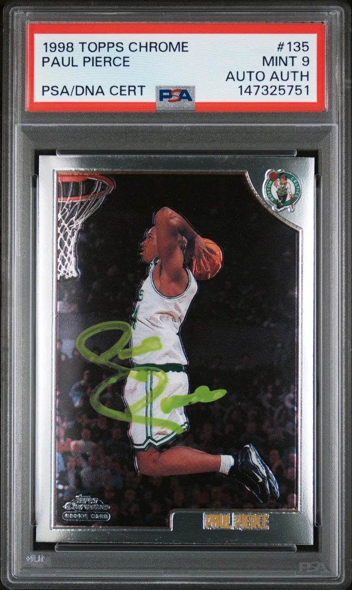 Paul Pierce Basketball Autographed Sports Trading Cards