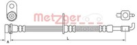 Bremsschlauch Vorne Links Metzger 4111331 FüR Ford