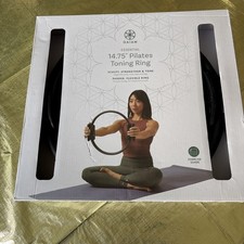 Gaiam Pilates Ring Fitness Circle - Lightweight  Durable Foam Padded Handles