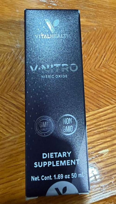 VITALHEALTH V-NITRO-Great For Cardio Energy Blood Immune & LIBIDO Exp 03/27/2026