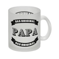 Papa Glas Tasse Mit Spruch Papa Das Original