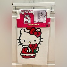 Hello Kitty Boże Narodzenie Zasłona prysznicowa do łazienki
