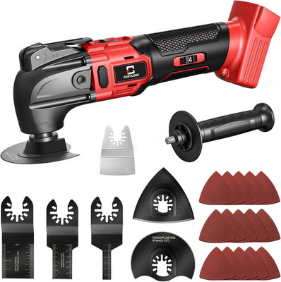 Cordless Oscillating Tool Compatible with Milwaukee 18V Battery, 21000 OPM Max B