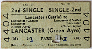 B.T.C. LANCASTER (CASTLE) to LANCASTER (GREEN AYRE)