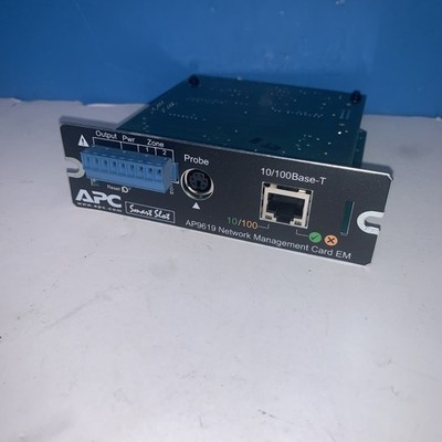APC 10/100 Base T AP9619 Network Management Card