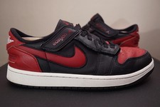 Nike Air Jordan 1 Low FlyEase Bred Black Red White Easy On Men’s Size 9
