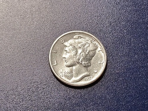 Choice BU 1937-P Mercury Dime