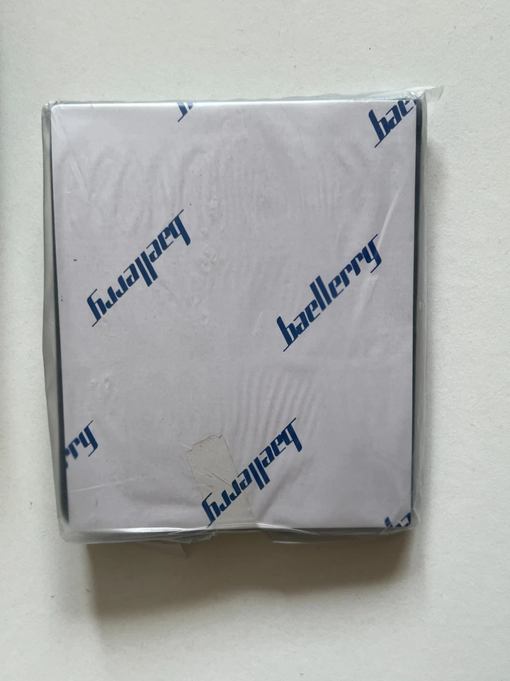 Blue Designer Card Blocking ID Protection RFID SAFE Mens Leather Wallet UK - Image 4 of 4