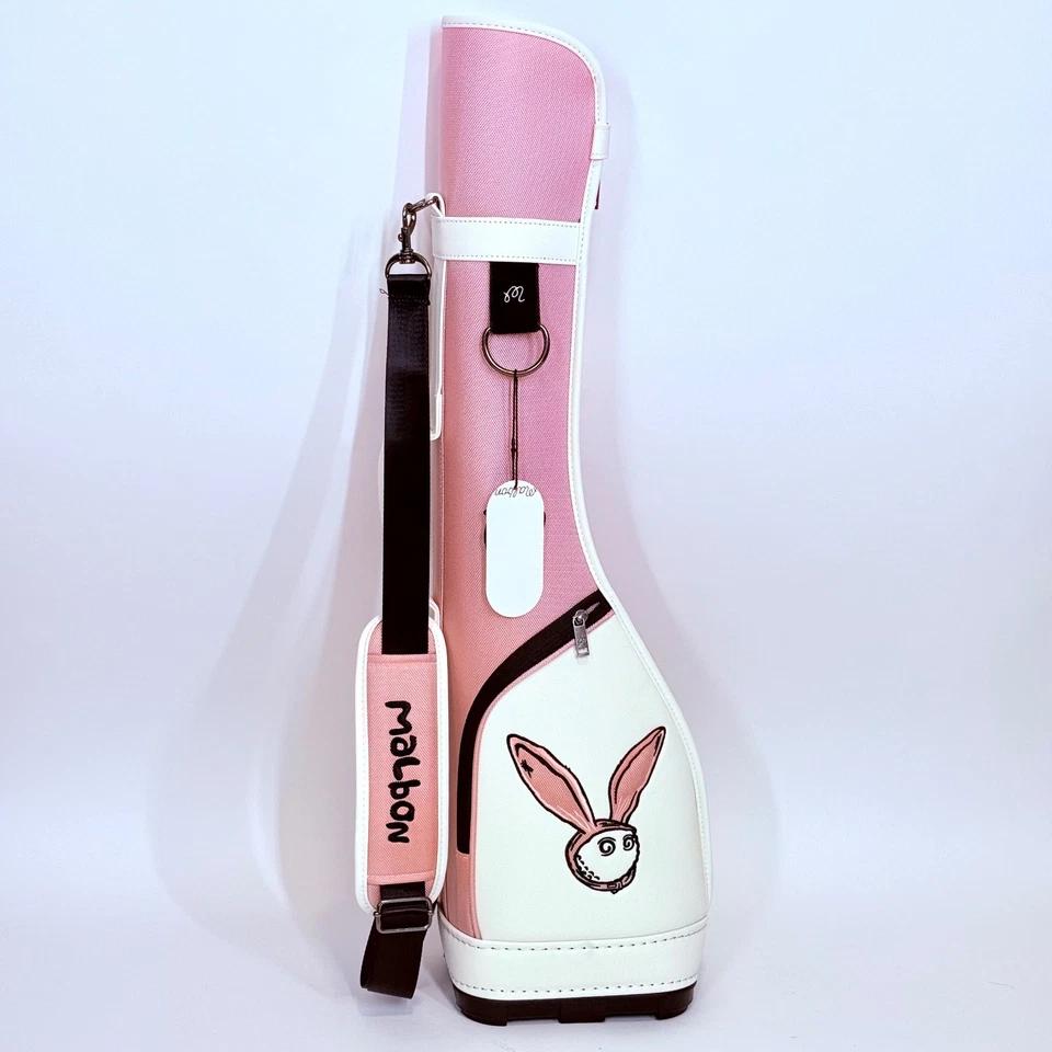 Malbon Pink Ladies Stand Half Caddy Bag | Pink Rabbit | Self-Support Design - Image 2 of 4