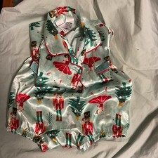 Baby Berry Unisex Kids Sateen Christmas Two Pieces Summer pyjamas Size 1