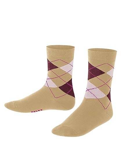 Kinder Socken Falke Classic Argyle K SO Baumwolle Gemustert 1 Paar Beige 19-22-image