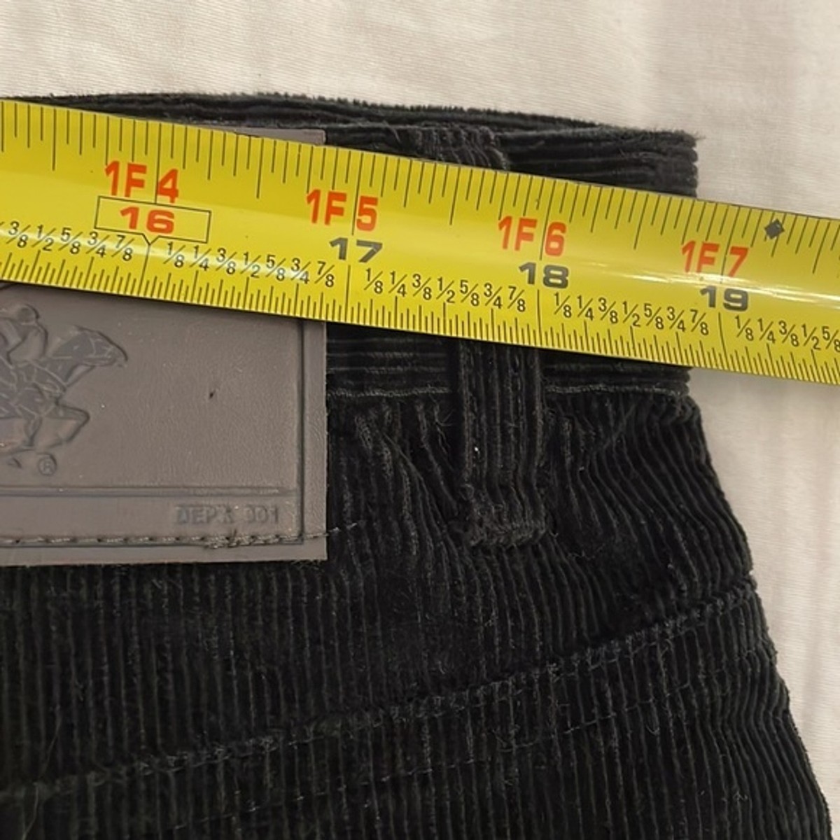 Beverly Hills Polo Club Black Cotton Corduroy Pants Mens Beverly Hills Polo Club Black Cotton Corduroy Pants Mens