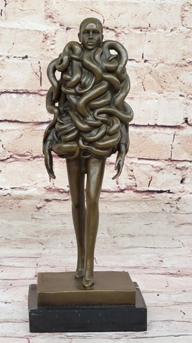 Contemporary Art Bronze Sculpture - Unwavering by Pascal Delor Marble Base Sal - Picture 4 of 10