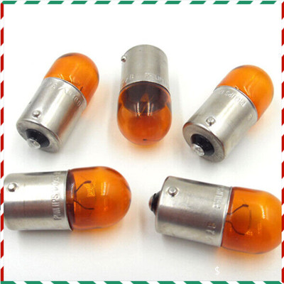 5 PCS Philips RY10W 12V10W 12093 BAU15s lamp original auto car turn signal light