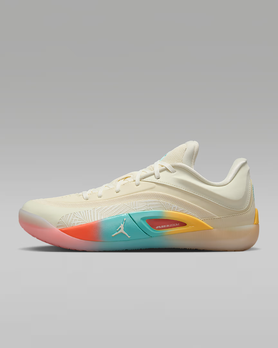 Zion 4 'Low Country' Basketball Shoes in Coconut Milk/Sail/Bright