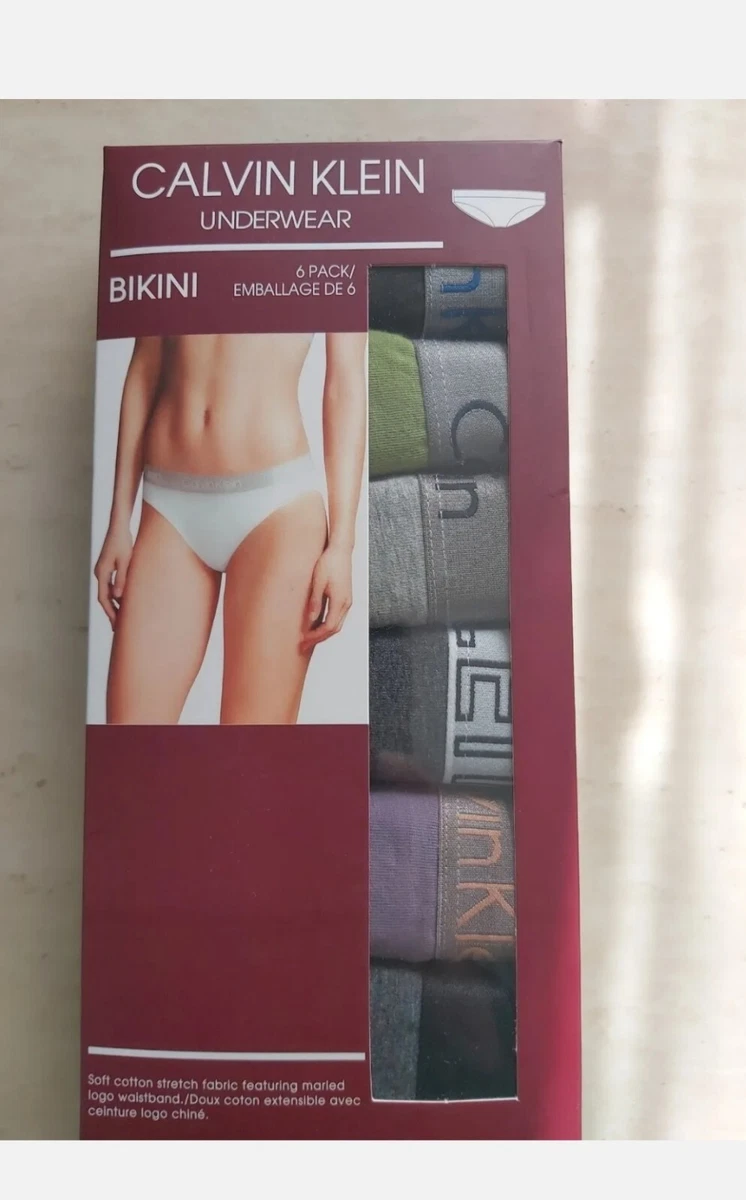 CK Calvin Klein WOMEN UNDERWEAR SIZE 14-16 UK XL SET of 6