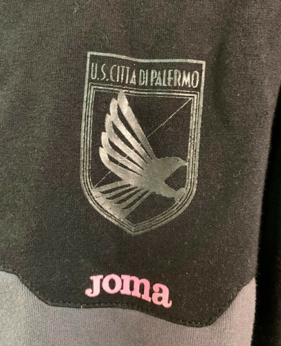04653 Felpa Originale Joma - U.S. Città di Palermo - Logo nero - Taglia XL - Imagen 3 de 8