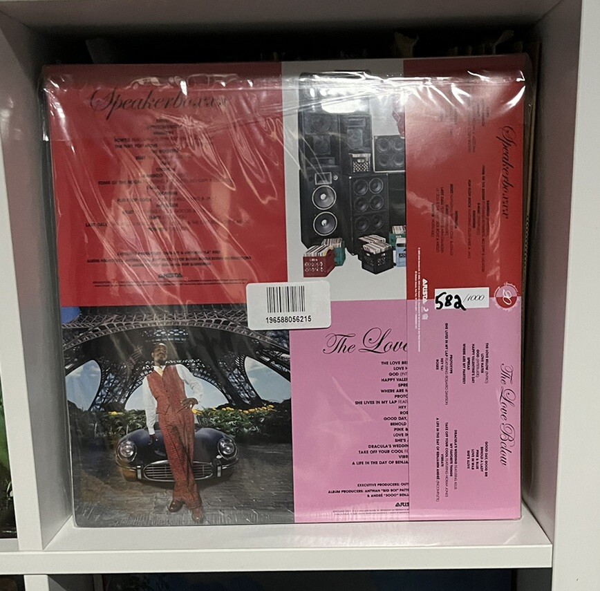 Speakerboxx The Love Below OutKast 20th Anniversary Red Pink Vinyl 4LP