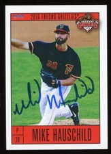 2016 Fresno Grizzlies MIKE HAUSCHILD Signed Card autograph AUTO astros RANGERS