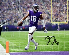 Justin Jefferson signed Minnesota Vikings 8X10 photo picture poster autograph RP