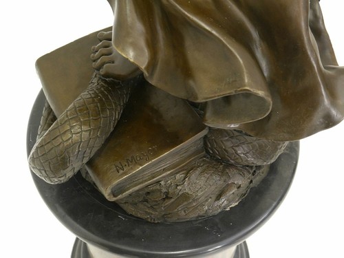 Justitia Bronze Figur Skulptur Statue Göttin des Rechtwesens H: 190 cm (4332) - Picture 9 of 9