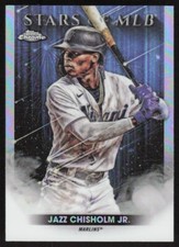 2022 Topps Chrome Stars Of The MLB Jazz Chisholm #SMLBC-10 Miami Marlins
