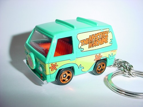 HOT 3D MYSTERY MACHINE CUSTOM SCHLÜSSELANHÄNGER Keyring Schlüsselring SCOOBY DOO Hot Wheels