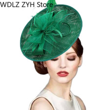 Big Derby Fascinators for Women Elegant Wedding Fascinator Hat Base Church Hats