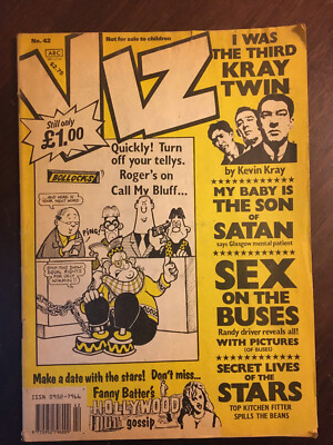 Viz Magazine No. 42, 1990's unable to find a year. Good condition, some darken