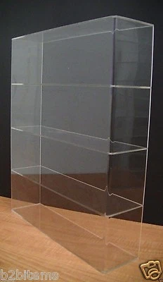 DISPLAYS SOLUTION DS-Acrylic Counter top Display Case 16" x 4" x 19" Show Case Cabinet Shelves