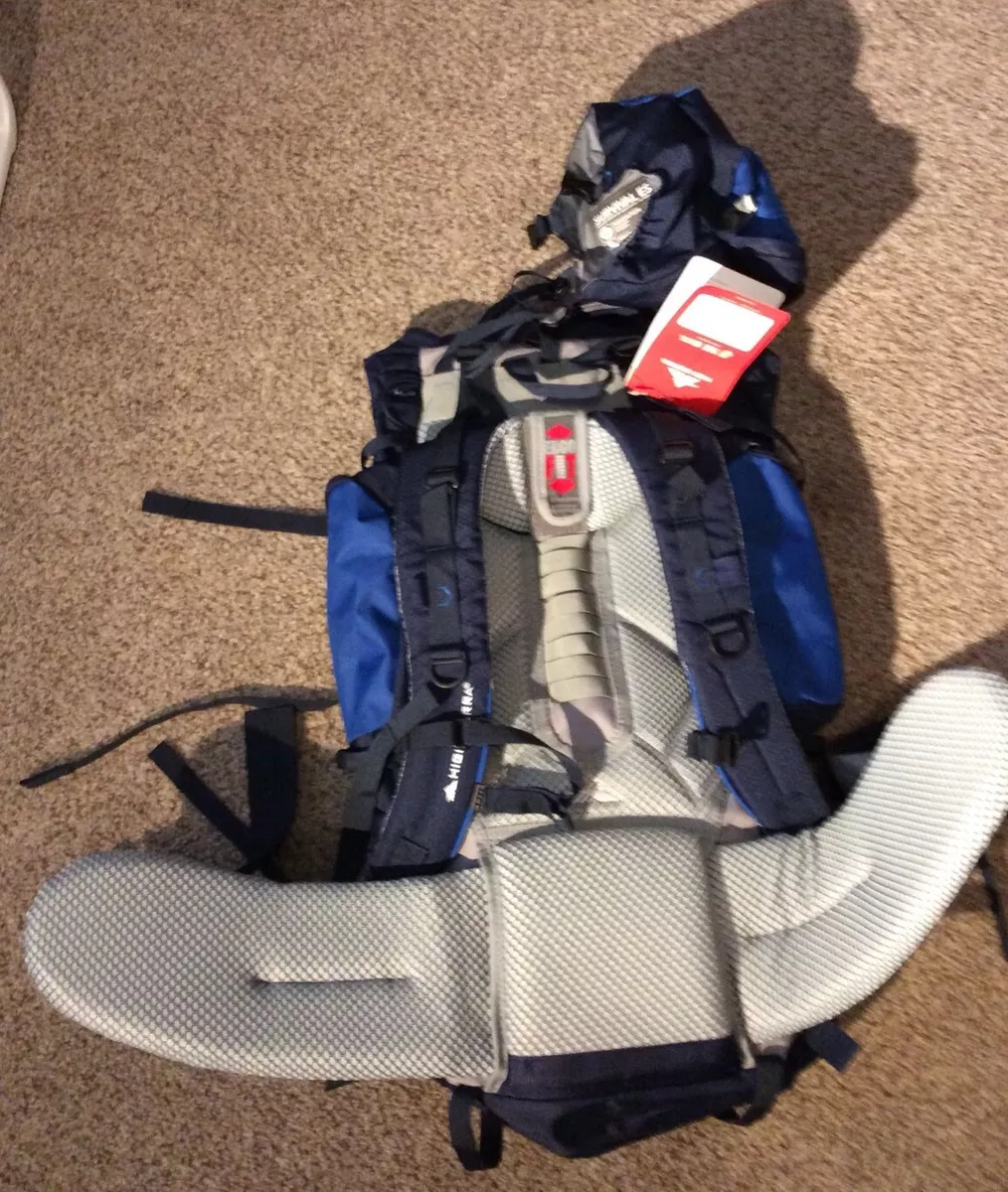 High Sierra Appalachian 75 Backpacking Two Different Blue Color