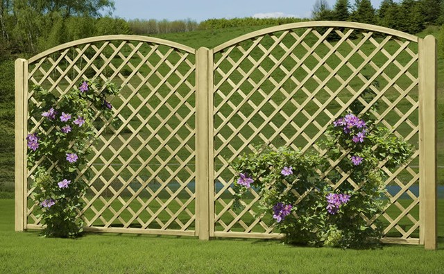 Rankzaun / Rankgitter Trennspalier Bogen 180x180/160cm günstig kaufen